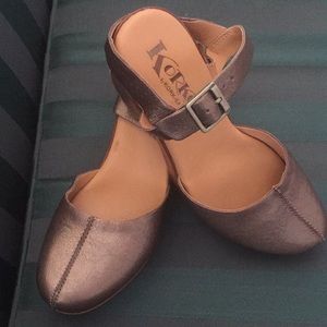 Korks Bronze colored Clog